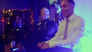 Dane Watro, R-116, Kline Twp. and PA Sen. David Argall, R-29, Rush  makes thier victory speech