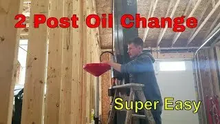 How To Change The Oil On ANY Vehicle lift