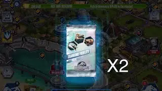 This is what I got from opening 2 DIAMOND FIDELITY PACKS (JURASSIC WORLD THE GAME)