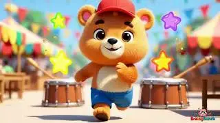 डुग-डुग भालू नाचा 🐻🥁 | Dancing Bear with Damru | Fun Kids Song Hindi