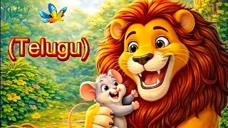The Lion and the Mouse | Telugu | Panchatantra Story for Kids 