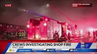 East side fire prompts large emergency response
