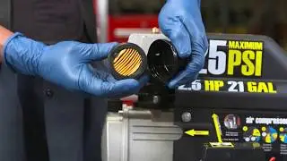 Start-Up Checklist for the Central Pneumatic 21-Gallon Oil Lube Compressor
