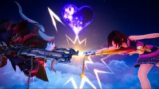(PC High Settings) Kairi vs Armored Xehanort - Kingdom Hearts 3 ReMIND