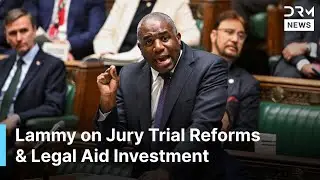 David Lammy Defends Single Judge Trials, Reveals UK Justice Reforms, Jury Trials, Crown Courts |AC1N