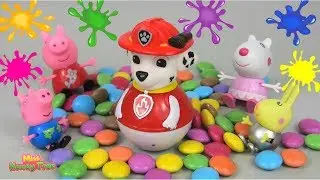 LEARN COLORS and COUNTING with PEPPA PIG, PLAY DOH and FOAM