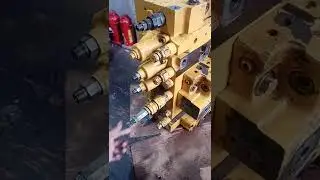 problem boom lower/Jack low power. (posisi adjustment main Valve)