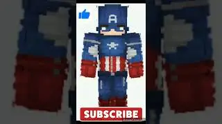Minecraft with Captain America suits #minecraft #captainamerica #shortfeed #shoetviral #shorts