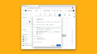 How do I add a video call to a Google Calendar invite?
