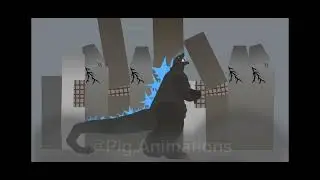 Low Budget Godzilla Minus One Animation