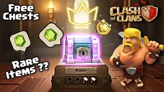TREASURE HUNT CHEST OPENING RARE ITEMS - CLASH OF CLANS COC