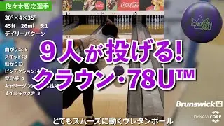 9人が投げる！クラウン・78U&trade;｜投球レビューまとめ