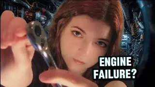 ASMR Emergency Airplane Engine Repair 🛠️ | Personal Attention, Mechanical Tools