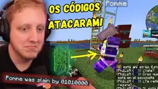 Pomme &eacute; ATACADA e PERDE UMA VIDA ap&oacute;s Philza tomar HITKILL do C&Oacute;DIGO no QSMP!