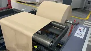 RKHF-330TF Full automatic paper bag making machine with twisted & flat handle