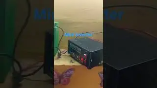 mini inverter 9ah battery 🔋#ledlights #inverter12vto220v