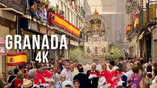 🇪🇸 Corpus Christi 2025 en Granada | Un momento sagrado en el corazón de la ciudad  [4K]✨