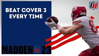 How To Beat Cover 3 Zone In Madden 23| Madden 23 Tips|