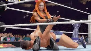 WWE 2k25: Gunther vs Becky Lynch #intergender #submission #wrestling
