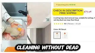 1 ceiling mop, dust removal mop, suitable for ceilings, fans and air conditioning, wall mop