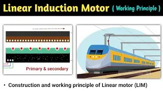 linear induction motor | linear induction motor construction and working | Industrial automation |EV