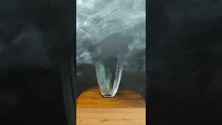 Painting A Glass Flower Vase in Acrylics #art #shorts