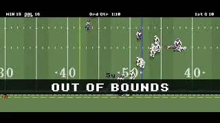 Retro Bowl Dallas: a back and forth game in the conference championship 