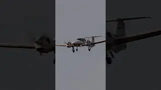 Заход на посадку DA 42 в Ульяновск Баратаевка.