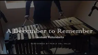 A December to remember - Leonhard Waltersdorfer  | by Pablo del Valle | for vibraphone solo