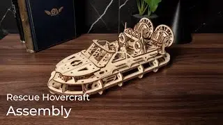Ugears Rescue Hovercraft Assembly Video | English Subtitles