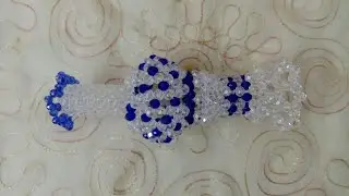 فازة من الخرز الكريستال الجزء الثاني Handicraft