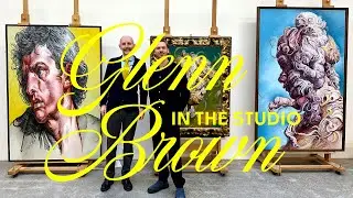 Inside the studio of the artist, Glenn Brown - art reimagined