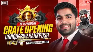 New Premium Crate Opening & Top 1000 Rank to Conqueror |🔥 PUBG MOBILE Live 🔥