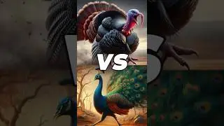 Turkey VS Peacock #shorts