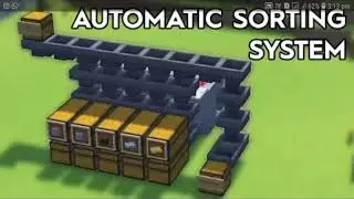 How to make easy sorting system in minecraft ll pe...#minecraftyi #asitisgaming #minecrafttricks