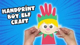 Elf Hand Print Craft
