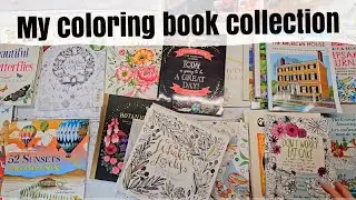My collection of coloring books