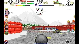 SuperKarts PC 1995 Gameplay 40 Laps Episode 84 - Manic - 16 Russia Moscow 2