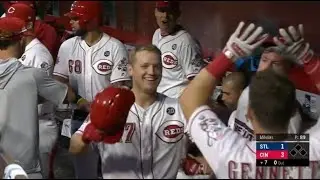 Josh VanMeter first career HR: 7/20/19 Cardinals at Cincinnati Reds full game