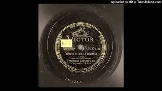 Cuando llora la milonga (tango) Orquesta T&iacute;pica Francisco Lomuto BAVE-059698 08-08-41 V 39.374-A