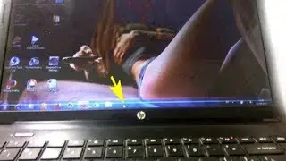 pantalla con l&iacute;neas horizontales abajo
