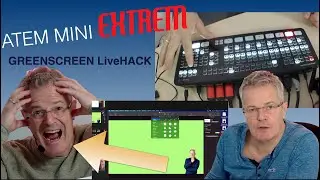 ATEM Mini EXTREM GREENSCREEN LIVEHACK in 3min!