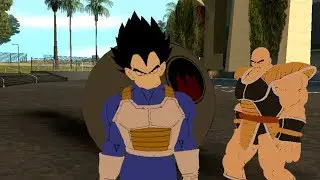 Vegeta e Nappa chegam no planeta de San Andreas! - Dragon Ball no GTA