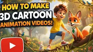 Make a Full 3D Cartoon Animation with FREE AI  Tools ( Character Consistency + Lip Sync )