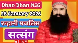 28 January Saint MSG Satsang। Saint Gurmeet Ram Rahim Live Satsang। Dera Sacha Sauda @dhandhanmsg-1