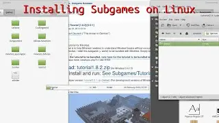 Minetest How To - Installing Subgames - Linux