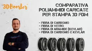 Confronto Filamenti PA (Nylon) con Fibra di Carbonio, Kevlar, Vetro e Carbon-Kevlar - #3dbooster
