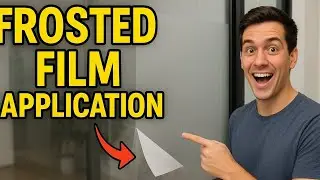 Watch This Glass Turn Private Instantly | Frosted Film Application #intags #viralvideos #new #news 