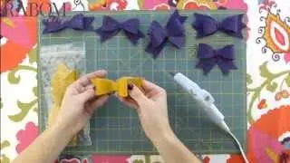 RABOM Medium Felt Bow Tutorial