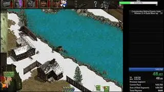 Commandos BEL Mission 2 A Quiet Blow up Speedrun 1 25 964